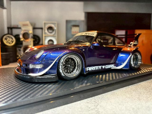  Ignition 1:18 RWB 993 Purple Metallic IG3739 [Width 10 Length 24 Height 7 cms]  