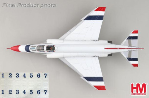 Hobby Master 1:72 F-4E Thunderbirds USAF,1973/74 season HA19084 [Width 16.5 Length 24.5 Height 7 cm] 5
