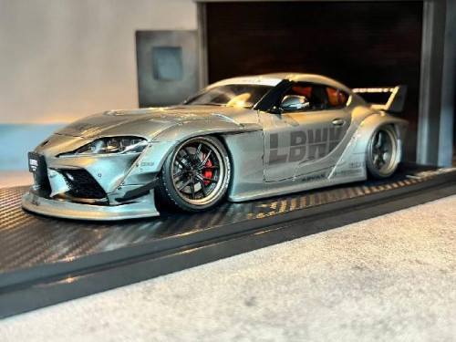 IG2657 1:18 LB-Works Toyota Supra (A90) Gun Metallic [Width
