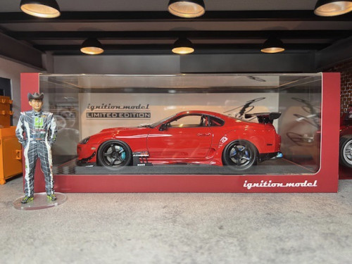 Ignition [IG1350] 1:18 Supra JZA80 RZ Orido With Figure [Width 10 Length 27 Height 7 cms] 9
