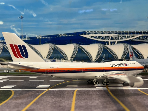 Inflight 1:200 United Airlines B747-422 N188UA IF744UA0526 [Width 30 Length 35 Height 10 cm] 3