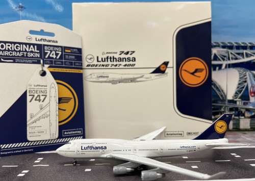  JCWings 1:400 Lufthansa 747-400 D-ABTE Limited Edition Aviationtag XX40104