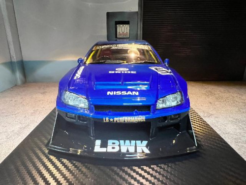 IG2705 1:400 LB-ER34 Super Silhouette Skyline Blue/Black [Width 10 Length 27 Height 8 cms] 6
