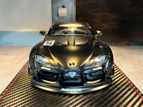 IG2652 1:18 LB-Works Toyota Supra(A90)Matte Black Mr.Kato [Width 10 Length 25 Height 7 cms] 6