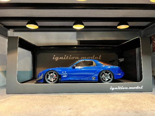 Ignition Model: IG2045 1:18 FEED RX-7 (FD3S) Blue Metallic [Width 10 Length 25 Height 7 cms] 9