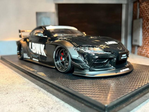 IG2649 1:18 LB-Works Toyota Supra(A90) Blk [Width 10 Length 25 Height 7 cms] 1