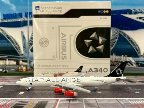 JCWings 1:400 SAS A340-300 OY-KBM