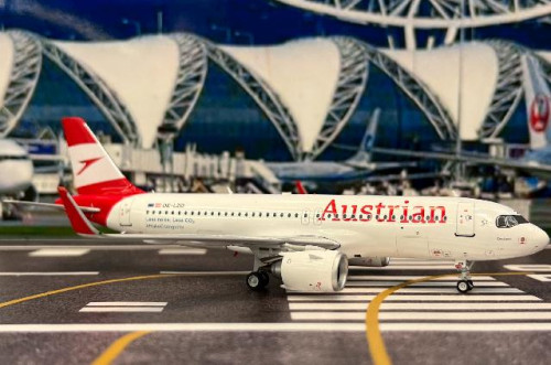 JFox 1:200 Austrian A320-271N OE-LZQ JFA320065 [Width 17 Length 18.5 Height 6 Cm] 2