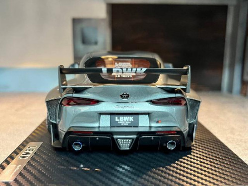 IG2657 1:18 LB-Works Toyota Supra (A90) Gun Metallic [Width 10 Length 25 Height 7 cms] 7