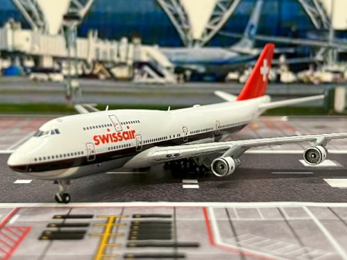JC Wings 1:400 Swissair 747-300 HB-IGF XX40281 [Width 16 Length 17.5 Height 4.5 cm] 7