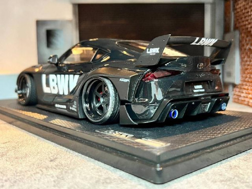 IG2649 1:18 LB-Works Toyota Supra(A90) Blk [Width 10 Length 25 Height 7 cms] 2