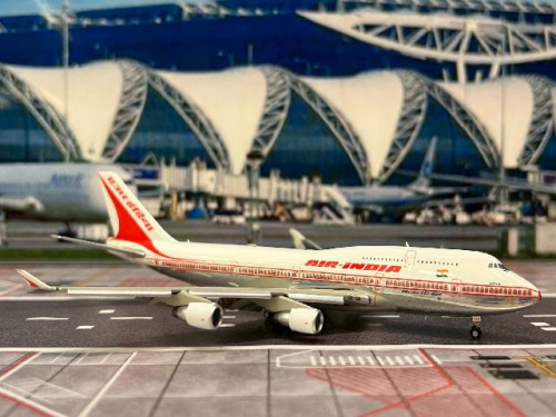 JC Wings 1:400 Air India 747-400 VT-ESP Flaps Down XX40034A 2