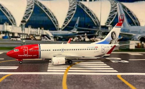 JCWings 1:200 Norwegian 737-300 LN-KHA XX20177 [Width 14 Length 17 Height 5.5 cm] 1