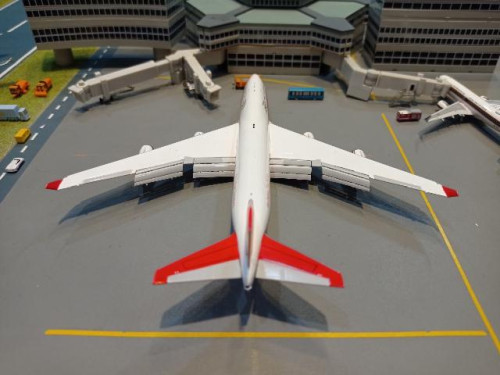 LH4278A 1:400 National 747-400BCF 30th FD N936CA [Width 16 Length 16.5 Height 4.5 cms] 4