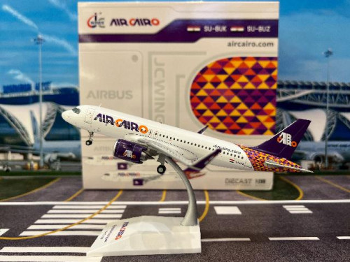 JCWings 1:200 Air Cairo A320Neo SU-BUK LH2308 [Width 17 Length 18.5 Height 6 cms]