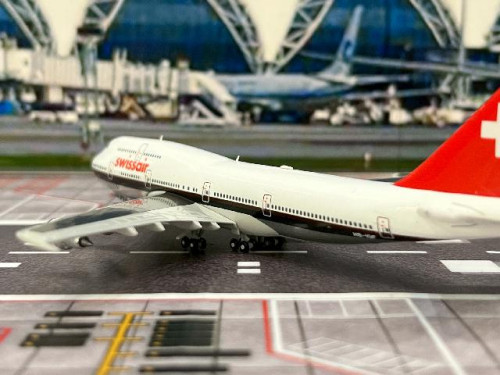 JC Wings 1:400 Swissair 747-300 HB-IGF XX40281 [Width 16 Length 17.5 Height 4.5 cm] 8