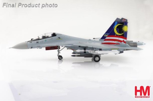 Hobby Master 1:72 Su-30MKM M52-14,TUDM,LIMA 2013 HA9508 [Width 21 Length 31 Height 9 cms] 2