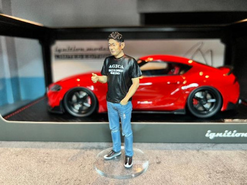 IG2208 1:18 Supra rz (A90) Red with Orido Street Red With Max Orido [Width 10 Length 25 Height 7 cms 8