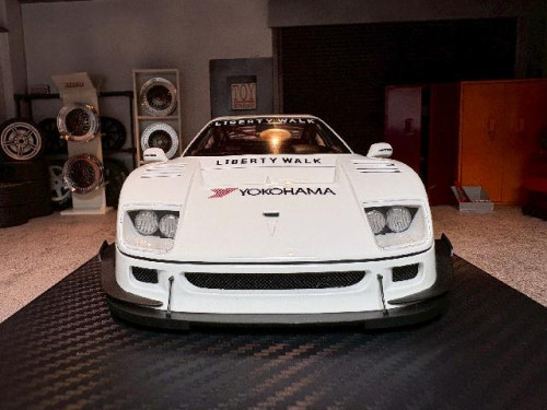 Ignition 1:18 LB-Works 40 White IG3752 [Width 10 Length 25 Height 7 cm] 7