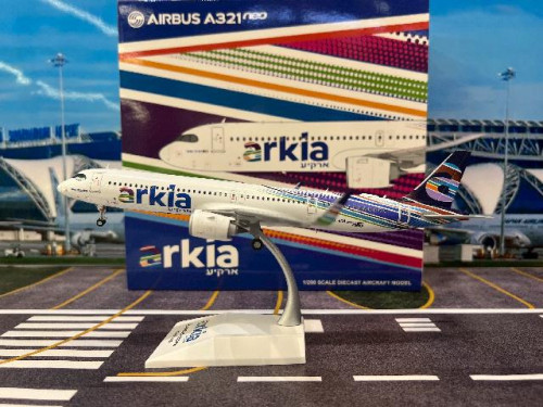 JCWings 1;200 Arkia Israeli A321NEO 4X-AGN XX20042 [Width 17.5 Length 22 Height 6 cms]
