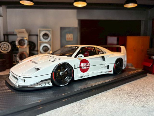 Ignition 1:18 LB-Works 40 White IG3752 [Width 10 Length 25 Height 7 cm] 1