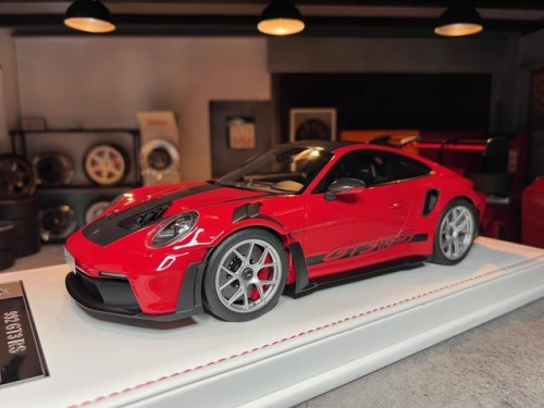  Ivy 1:18 Porsche 911 GT3 RS Red/Silver IV18065R  [Width 11 Length 26 Height 7 cm]