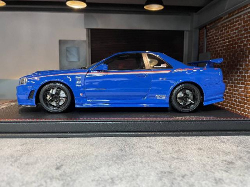One Model:22R34BU 1:18 Skyline Nismo GT-R34 Z-TUNE Blu [Width 10 Length 25 Height 7 cms] 4