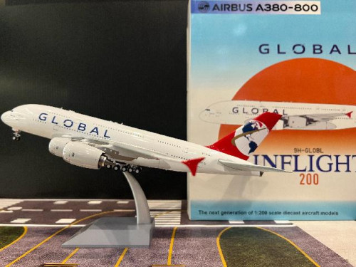 Inflight 1:200 Global A380 9H-GLOBL IF3803L0726 [Width 41 Length 38 Height 12 cm]