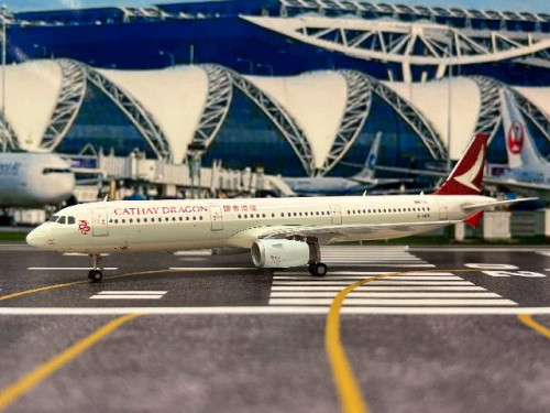 JC Wings 1:200 Cathay Dragon A321 B-HTG EW2321007 [Width 17.5 Length 22 Height 6 cm] 1