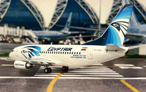 JC Wings 1:200 Egyptair B737-500 SU-GBH XX20247 [Width 14 Length 15.5 Height 4.5 cm] 8