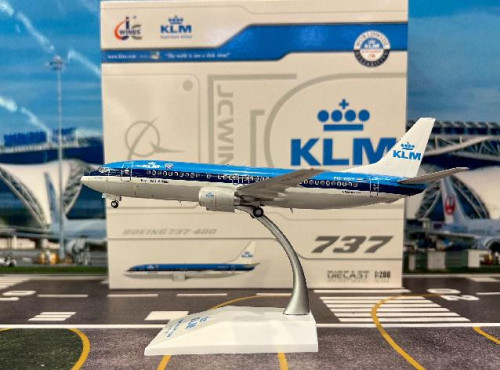 JCWings 1:200 KLM 737-400 PH-BDY OC XX20142 [Width 14 Length 18.5 Height 5.5 cm]