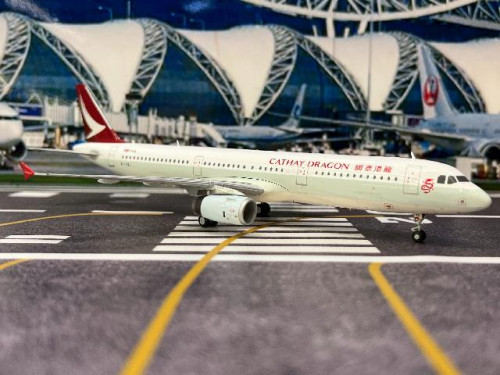 JC Wings 1:200 Cathay Dragon A321 B-HTG EW2321007 [Width 17.5 Length 22 Height 6 cm] 2