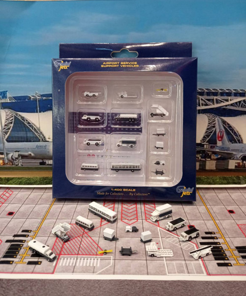 Gemini Jets: GJARPTSETA 1:400 14 PC Ground Accessory for airport diorama 4