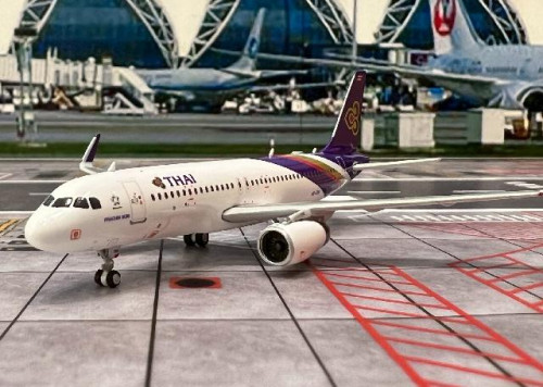Phoenix1:400 Thai A320 HS-TXG PH12044 [Width 9 Length 9 Height 3 cm] 8