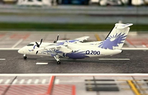 JC Wings 1:400 Bombardier Dash 8-Q200 C-FBCS LH4295 [Width 6.5 Length 5.5 Height 1.5 cm] 3