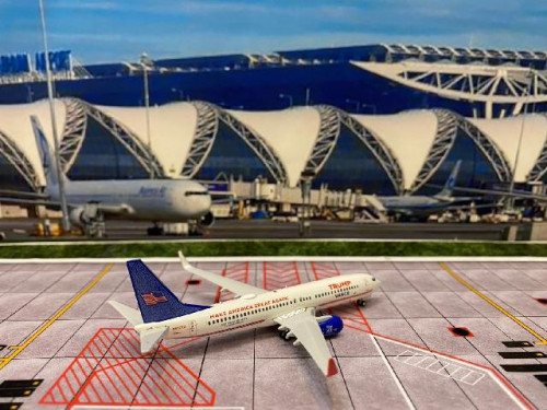 Gemini Jets GJ2306 1:400 Trump-Vance 737-800W N917XA [Width 9 Length 9.5 Height 3 cms] 3