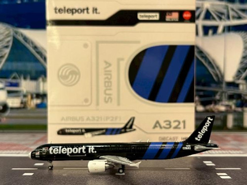 JC Wings 1:400 teleport it A321(P2F) 9M-TLA XX40193