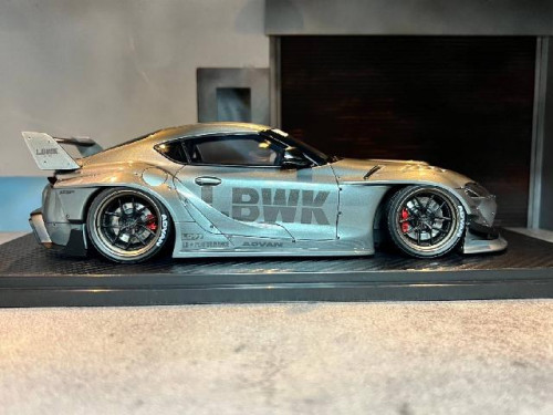 IG2657 1:18 LB-Works Toyota Supra (A90) Gun Metallic [Width 10 Length 25 Height 7 cms] 5