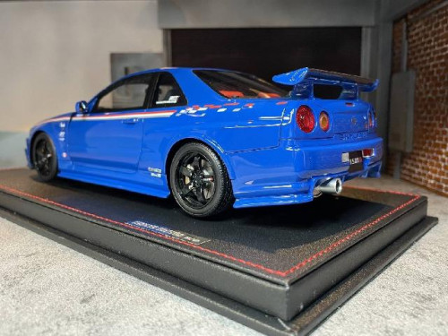 One Model:22R34BU 1:18 Skyline Nismo GT-R34 Z-TUNE Blu [Width 10 Length 25 Height 7 cms] 3