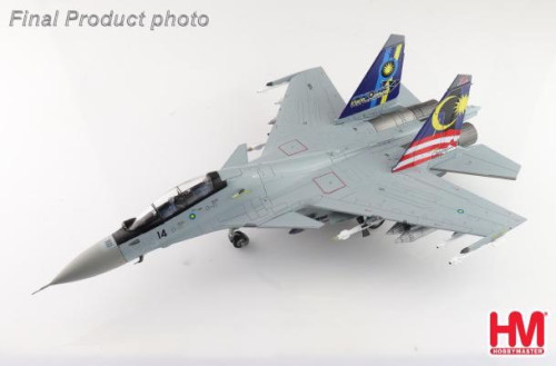 Hobby Master 1:72 Su-30MKM M52-14,TUDM,LIMA 2013 HA9508 [Width 21 Length 31 Height 9 cms]