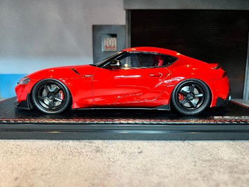 IG2208 1:18 Supra rz (A90) Red with Orido Street Red With Max Orido [Width 10 Length 25 Height 7 cms 4