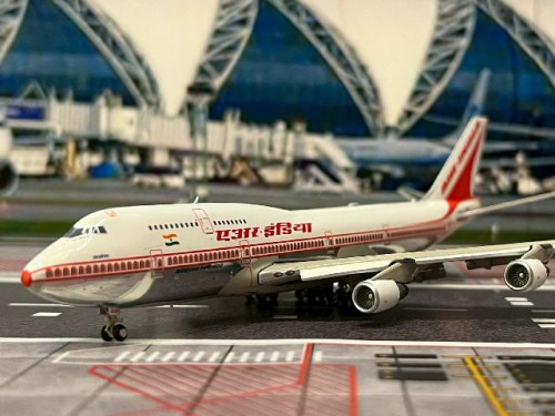 JC Wings 1:400 Air India 747-400 VT-ESP Flaps Down XX40034A 5