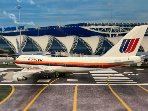 Inflight 1:200 United Airlines B747-422 N188UA IF744UA0526 [Width 30 Length 35 Height 10 cm] 4