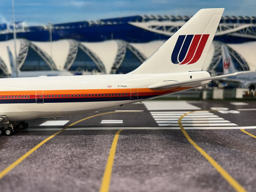 Inflight 1:200 United Airlines B747-422 N188UA IF744UA0526 [Width 30 Length 35 Height 10 cm] 6