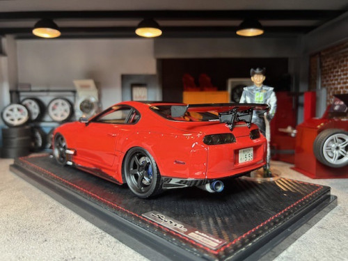 Ignition [IG1350] 1:18 Supra JZA80 RZ Orido With Figure [Width 10 Length 27 Height 7 cms] 2