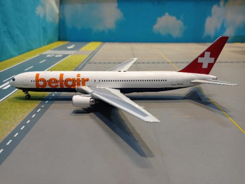 IF763471223 1:200 Belair 767-3Q8ER HB-ISE [Width 24 Length 27 Height 8 cms] 2