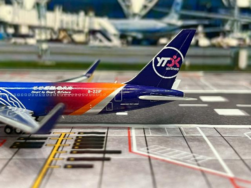 JC Wings 1:400 YTO Cargo 767-300ER (BDSF) B-221F XX40069 [Width 12 Length 13.5 Height 3.5 cm] 6