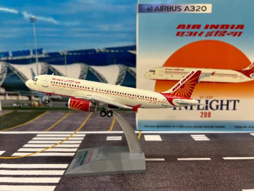 Inflight 1:200 Air India A320-231 VT-ESF IF320AI0524 [Width 17 Length 18.5 Height 6 cms]