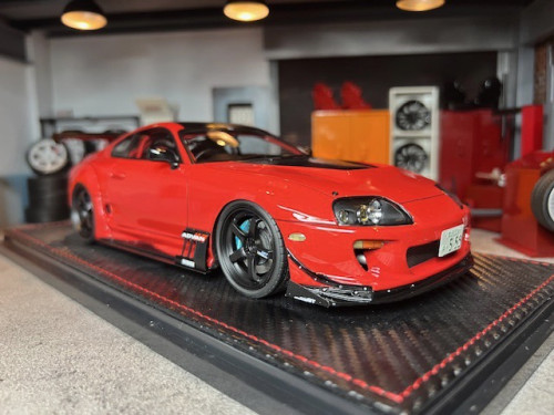 Ignition [IG1350] 1:18 Supra JZA80 RZ Orido With Figure [Width 10 Length 27 Height 7 cms] 1