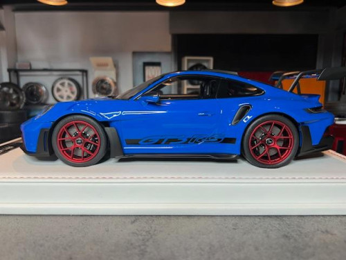 Ivy 1:18 Porsche 911 GT3 RS Shark Blue/Red IV18065BR [Width 11 Length 26 Height 7 cm] 4